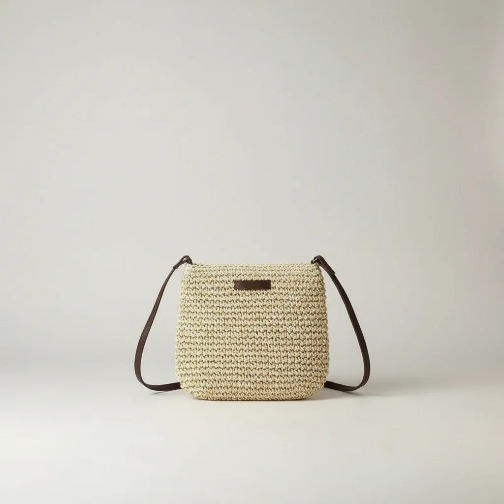 Sac tressé bandoulière papier souple - Vue 21 - sac tressé
