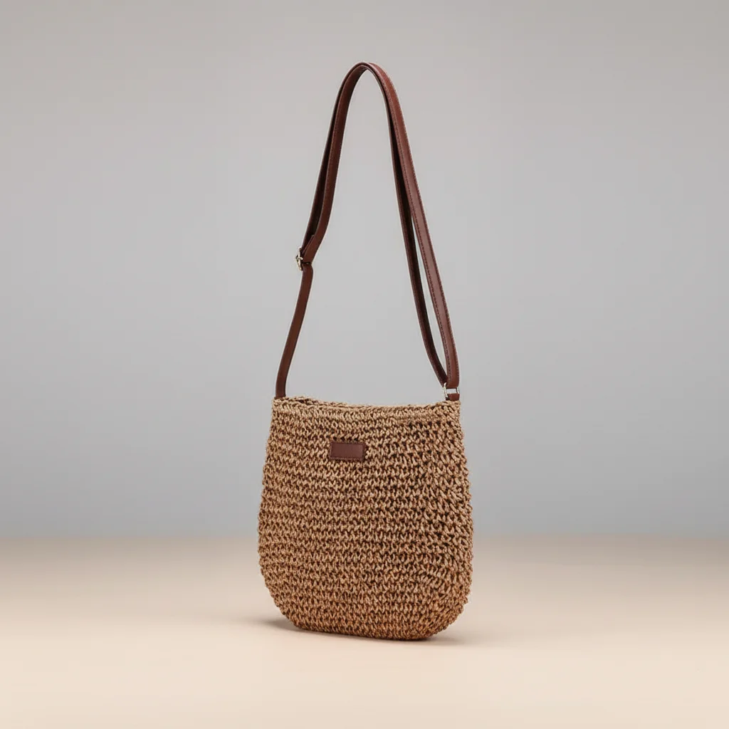 Sac tressé bandoulière papier souple - Vue 27 - sac tressé