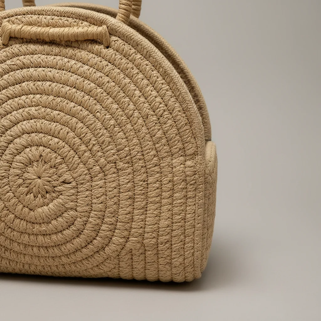Sac tressé coton femme vacances - Vue 11 - sac tressé