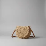 Sac tressé coton style vacances - Vue 1 - sac tressé