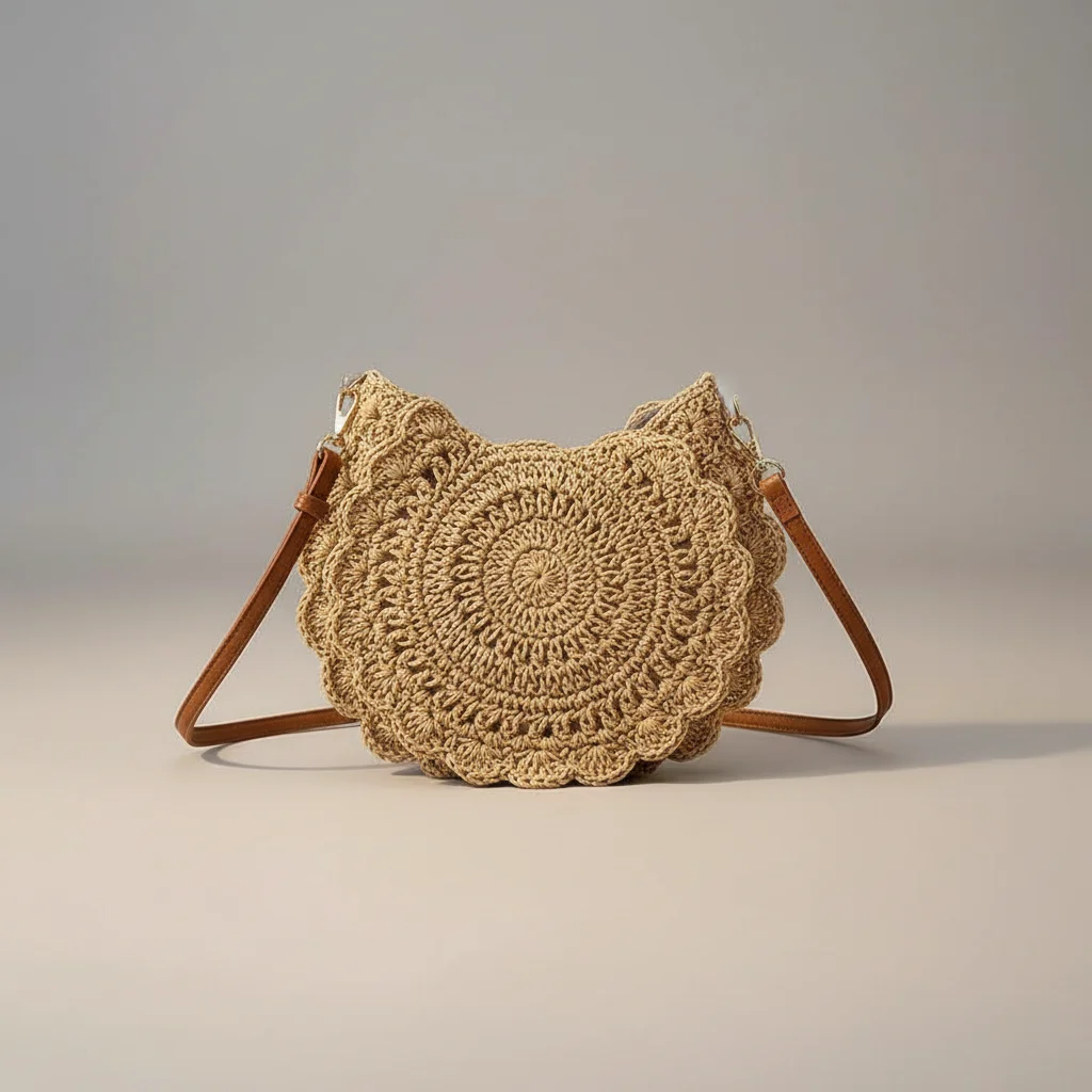 Sac tressé coton style vacances - Vue 10 - sac tressé