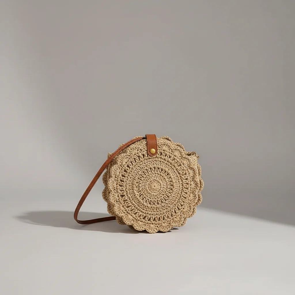 Sac tressé coton style vacances - Vue 11 - sac tressé