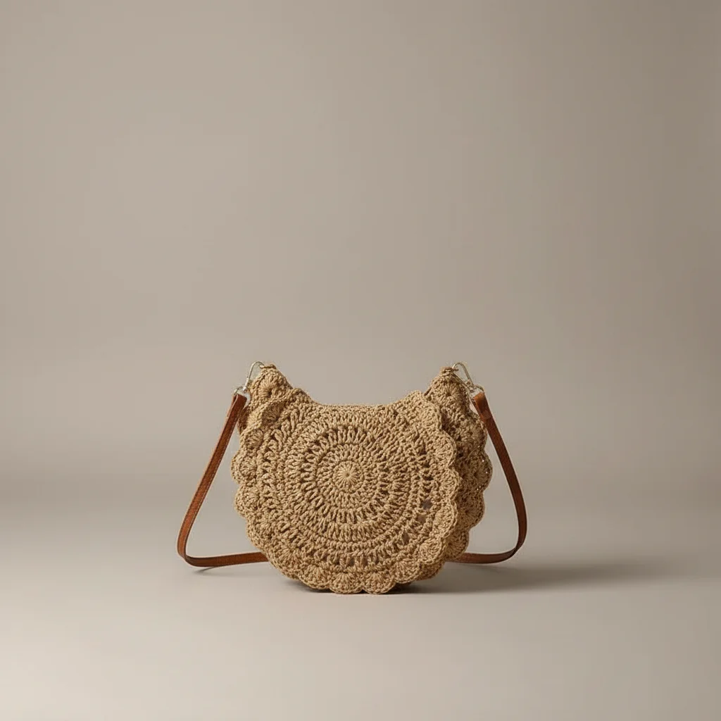 Sac tressé coton style vacances - Vue 12 - sac tressé
