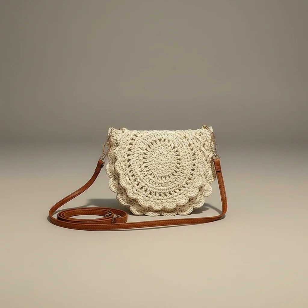 Sac tressé coton style vacances - Vue 13 - sac tressé