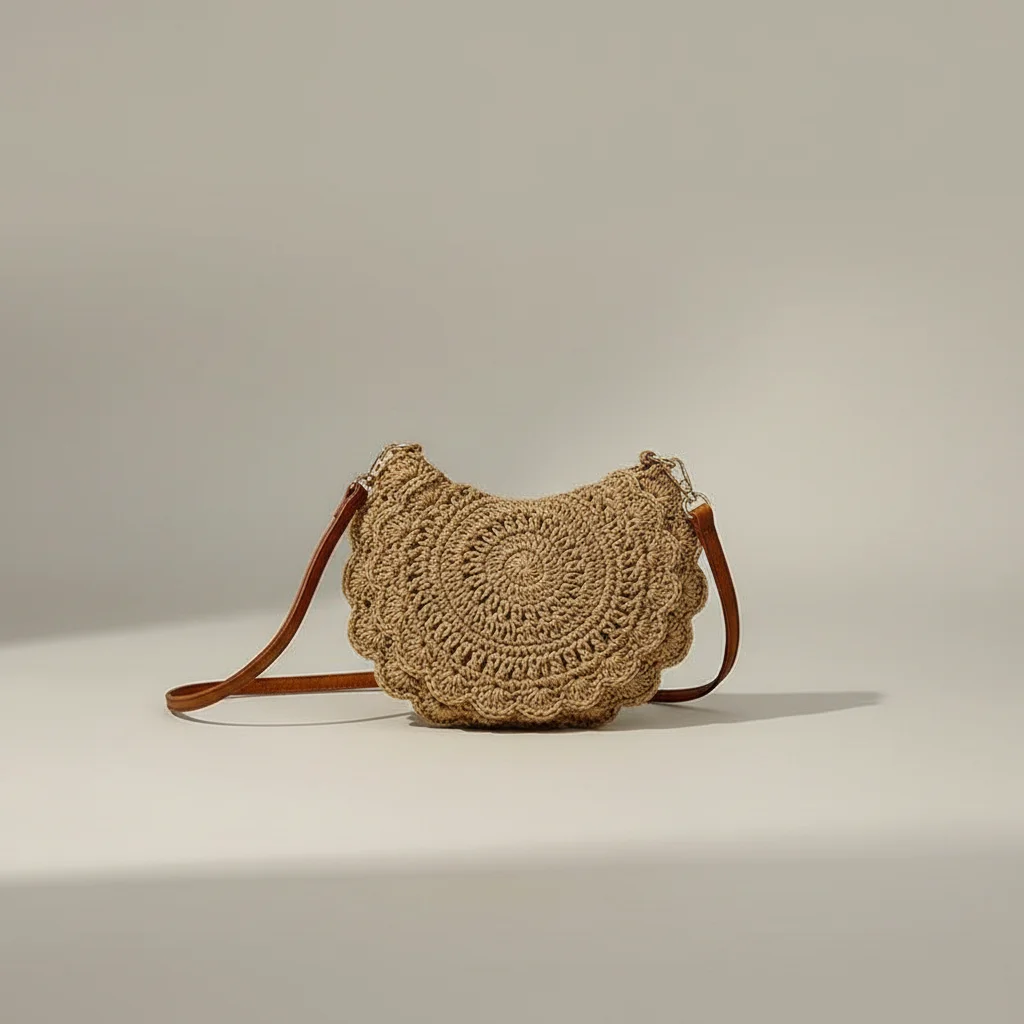 Sac tressé coton style vacances - Vue 15 - sac tressé