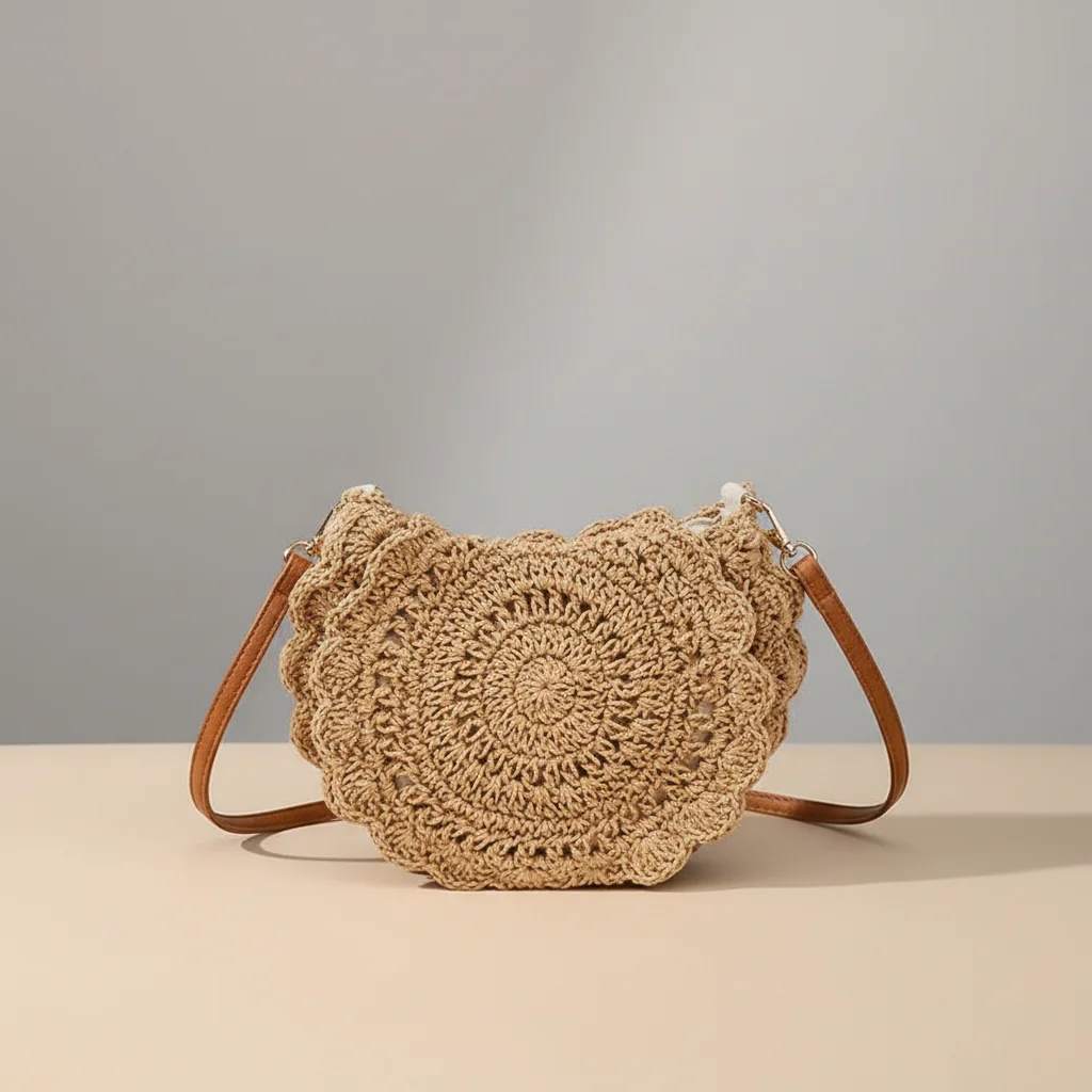 Sac tressé coton style vacances - Vue 16 - sac tressé