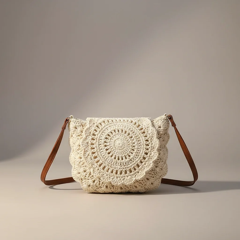 Sac tressé coton style vacances - Vue 17 - sac tressé