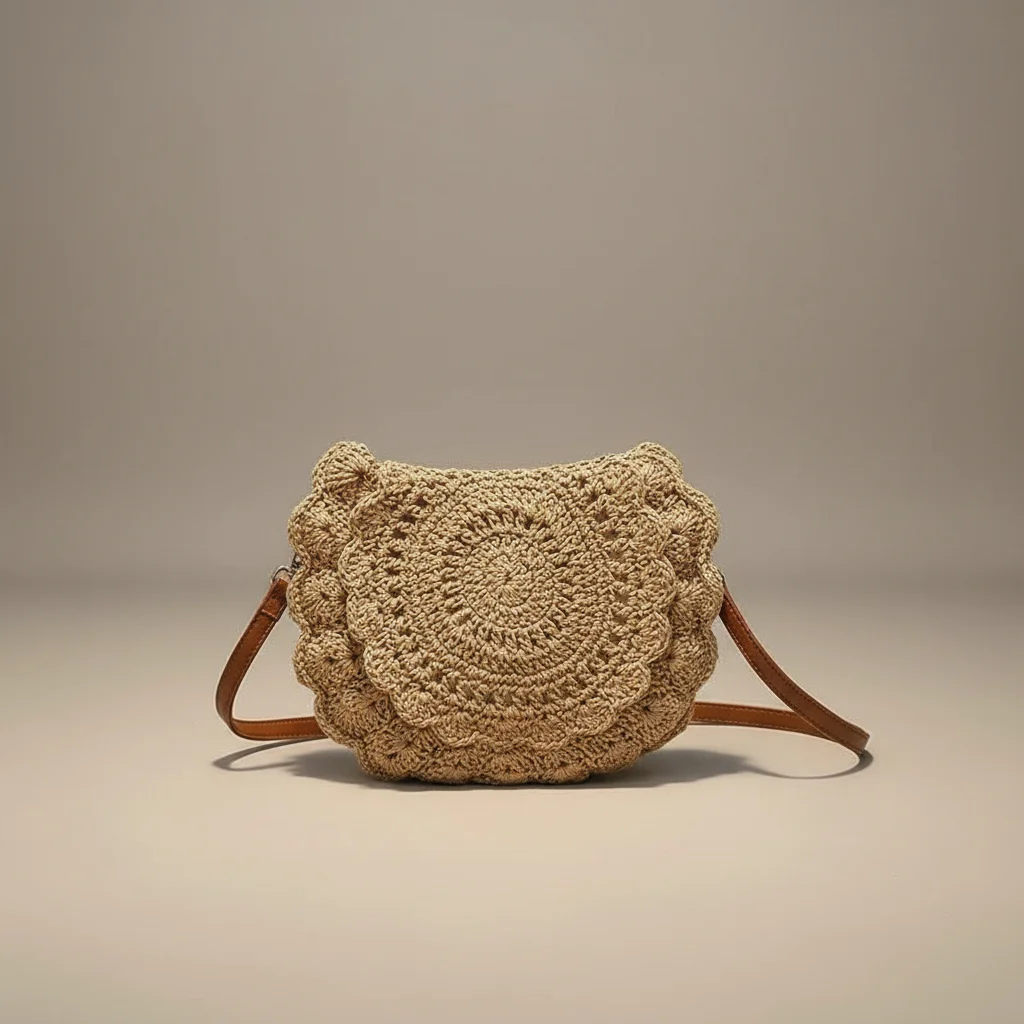 Sac tressé coton style vacances - Vue 18 - sac tressé