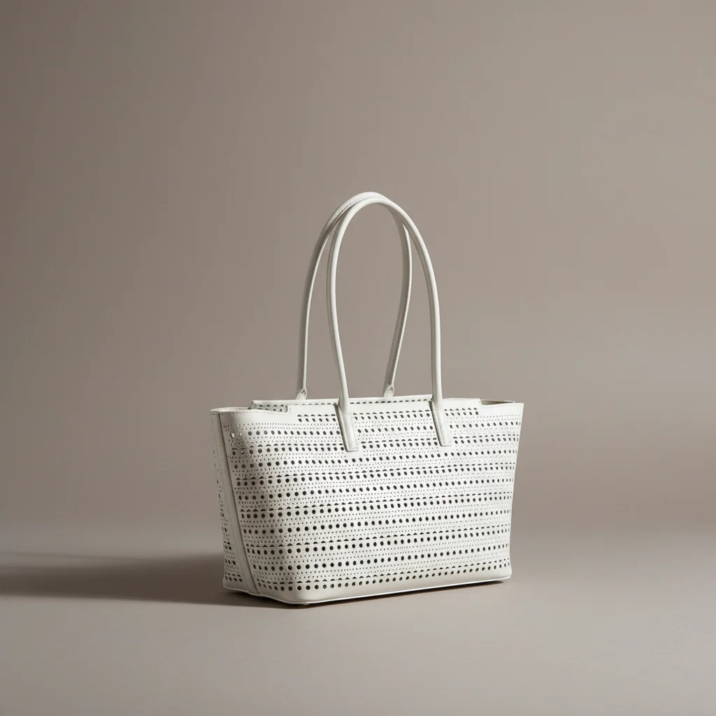 Sac tressé cuir souple porté épaule - Vue 10 - sac tressé
