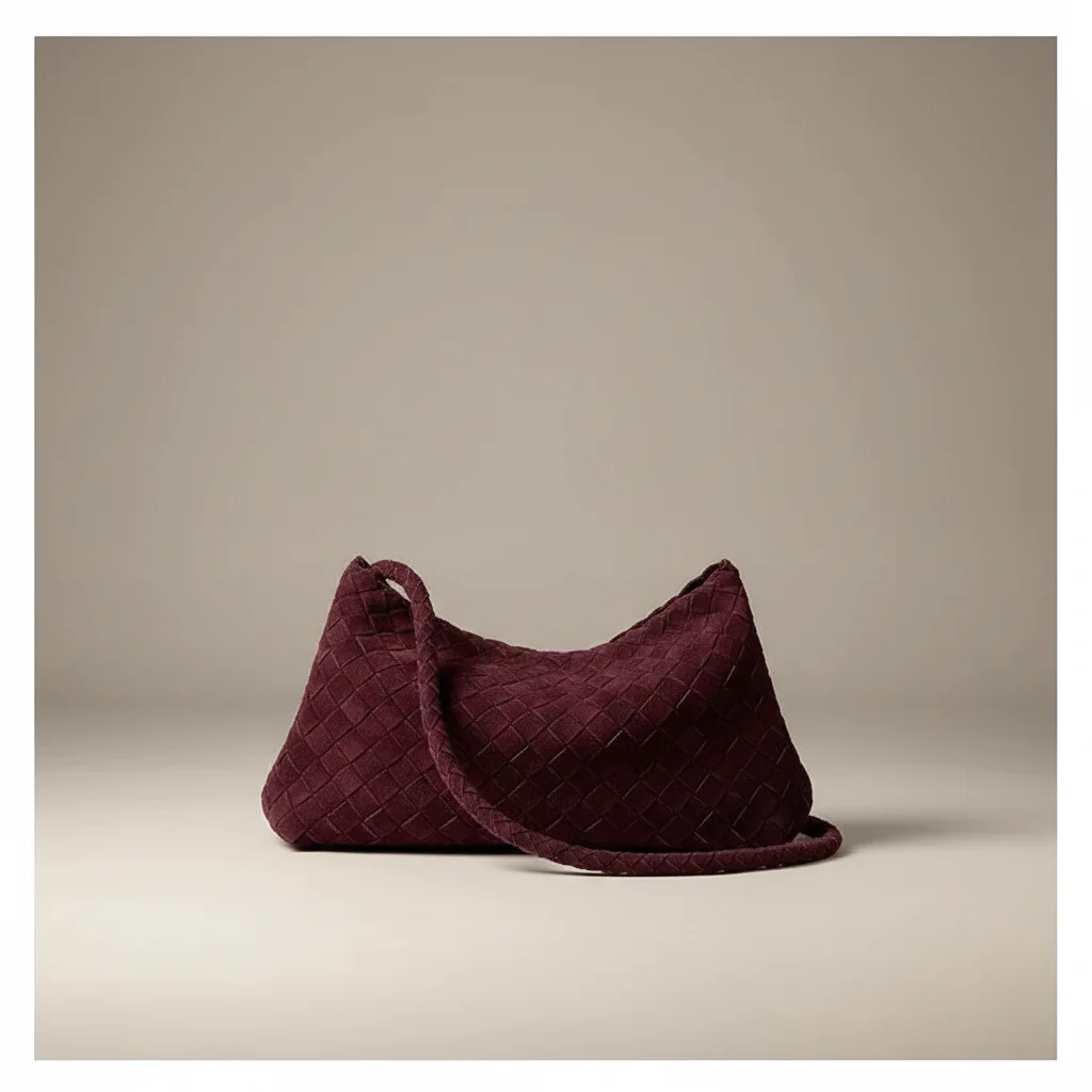 Sac tressé cuir souple porté épaule - Vue 31 - sac tressé