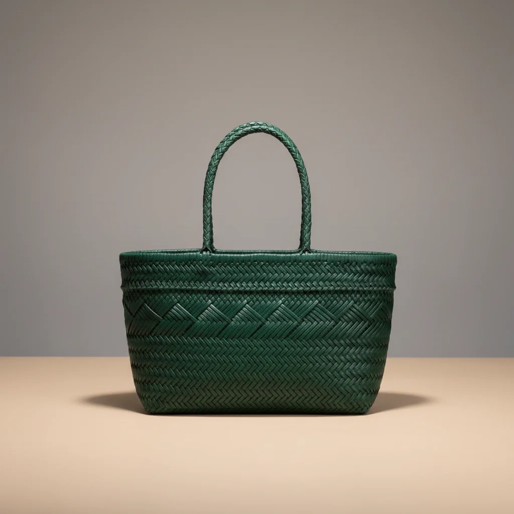Sac tressé cuir vintage femme - Vue 9 - sac tressé