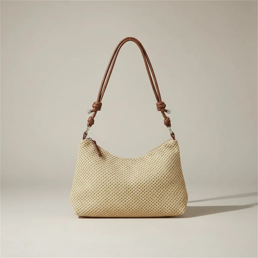 Sac tressé épaule femme style décontracté - Vue 10 - sac tressé