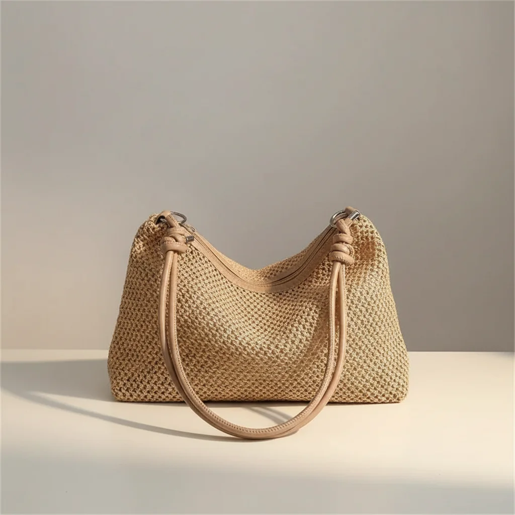 Sac tressé épaule femme style décontracté - Vue 15 - sac tressé