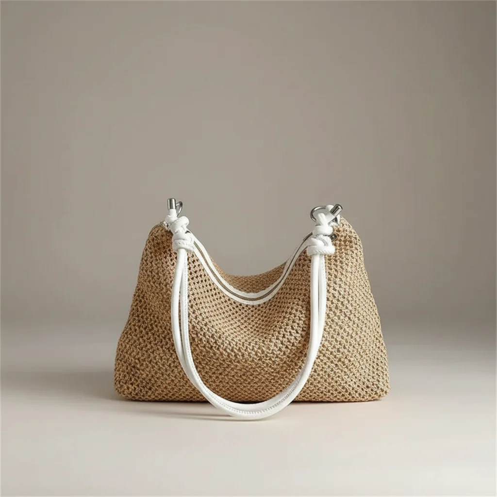 Sac tressé épaule femme style décontracté - Vue 18 - sac tressé