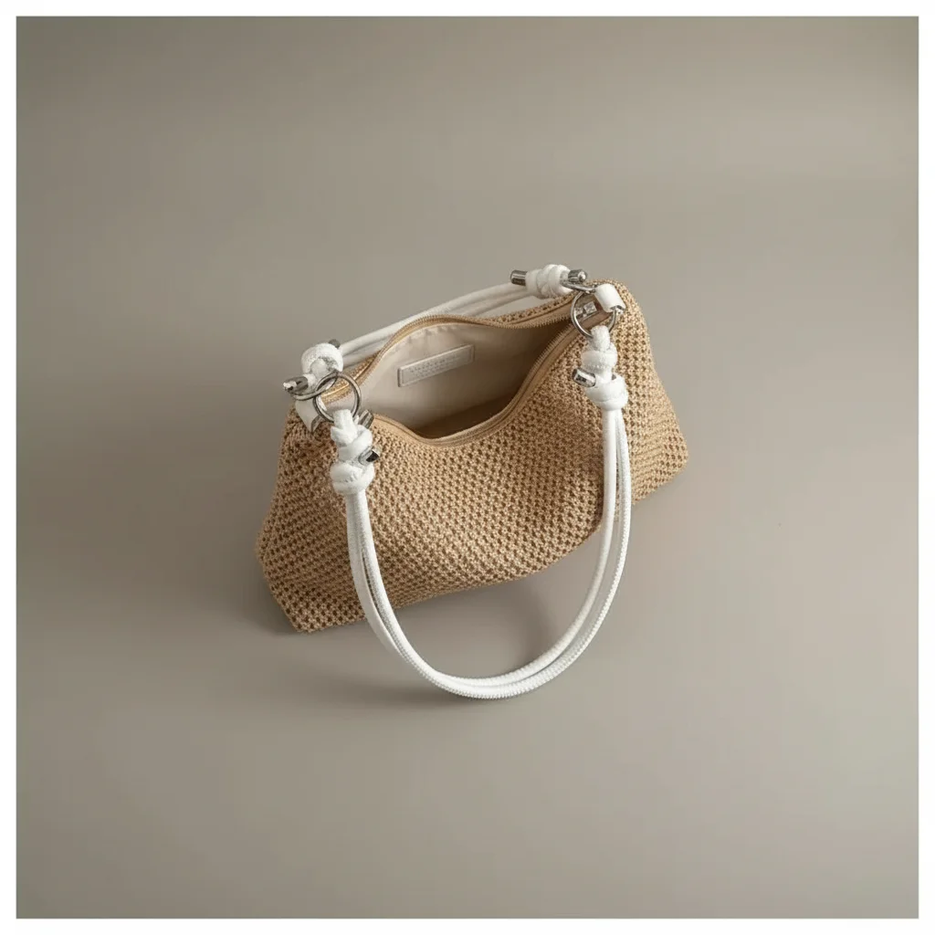 Sac tressé épaule femme style décontracté - Vue 3 - sac tressé