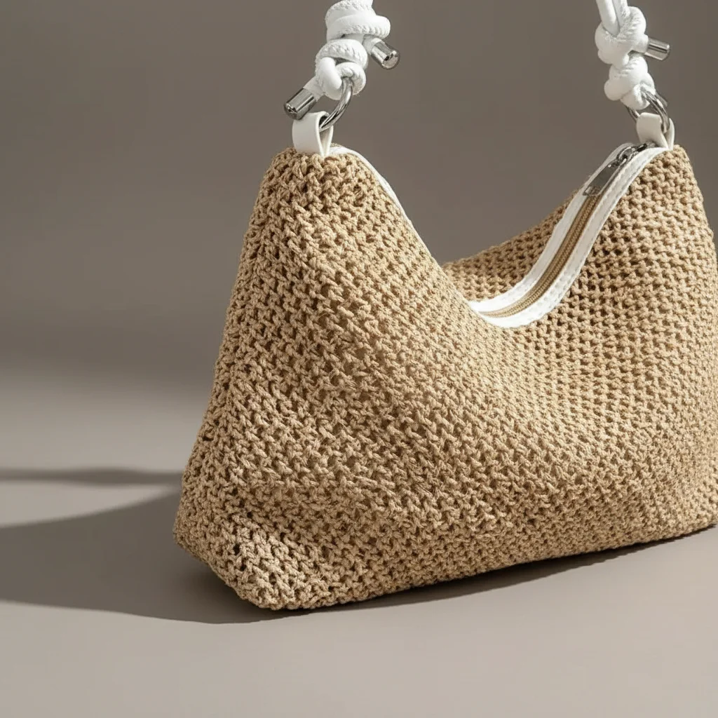 Sac tressé épaule femme style décontracté - Vue 4 - sac tressé