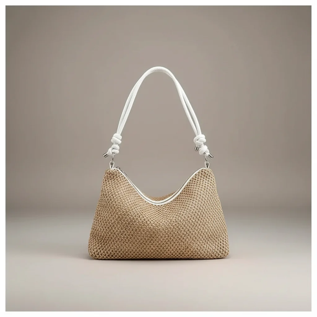 Sac tressé épaule femme style décontracté - Vue 5 - sac tressé