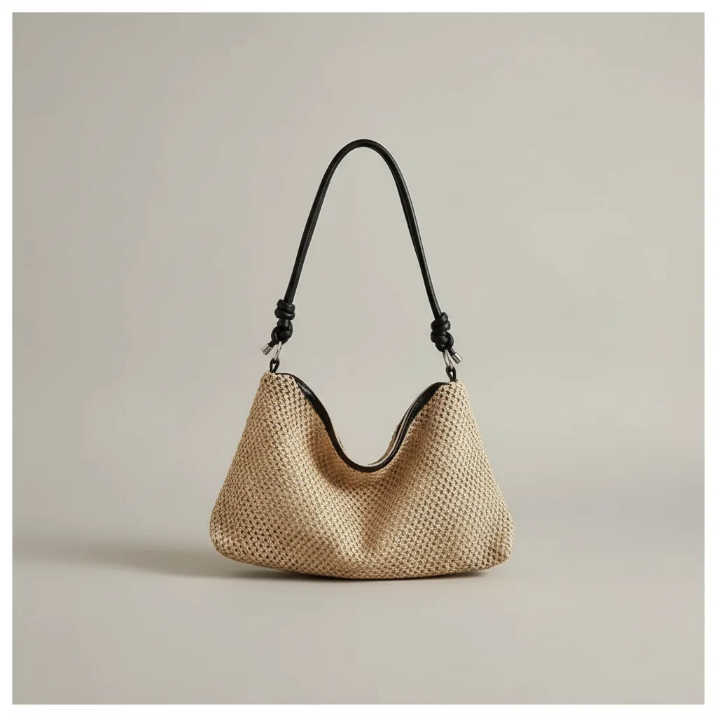 Sac tressé épaule femme style décontracté - Vue 8 - sac tressé