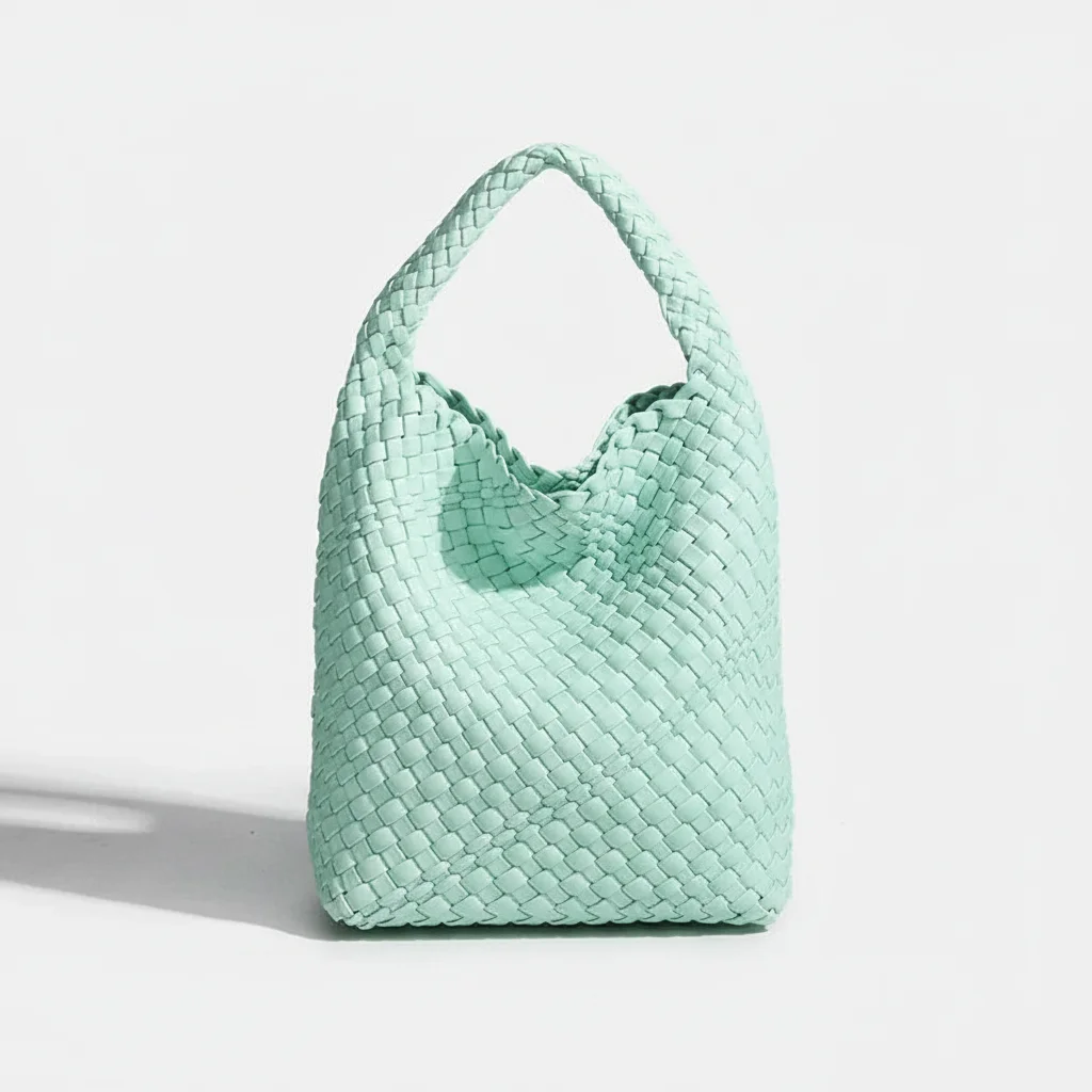Sac tressé femme élégant en pu - Vue 1 - sac tressé