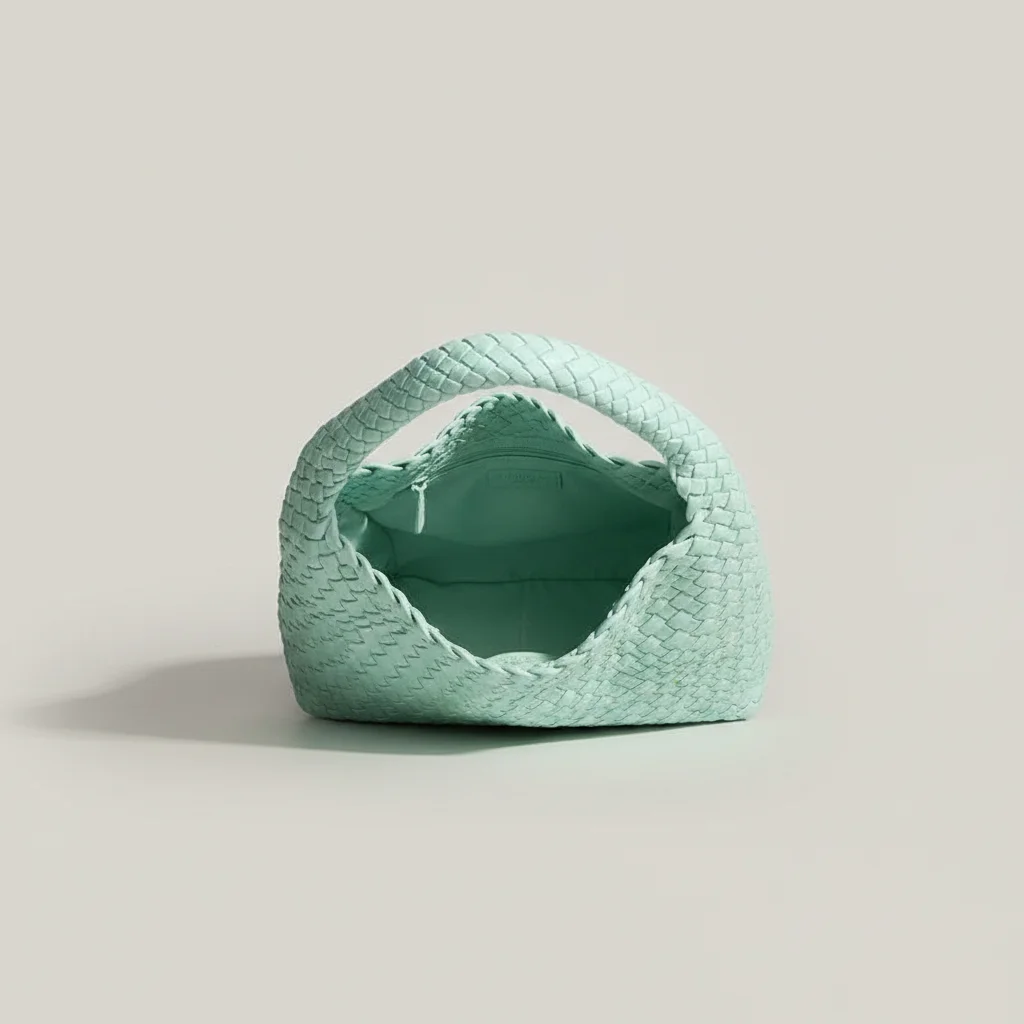 Sac tressé femme élégant en pu - Vue 3 - sac tressé