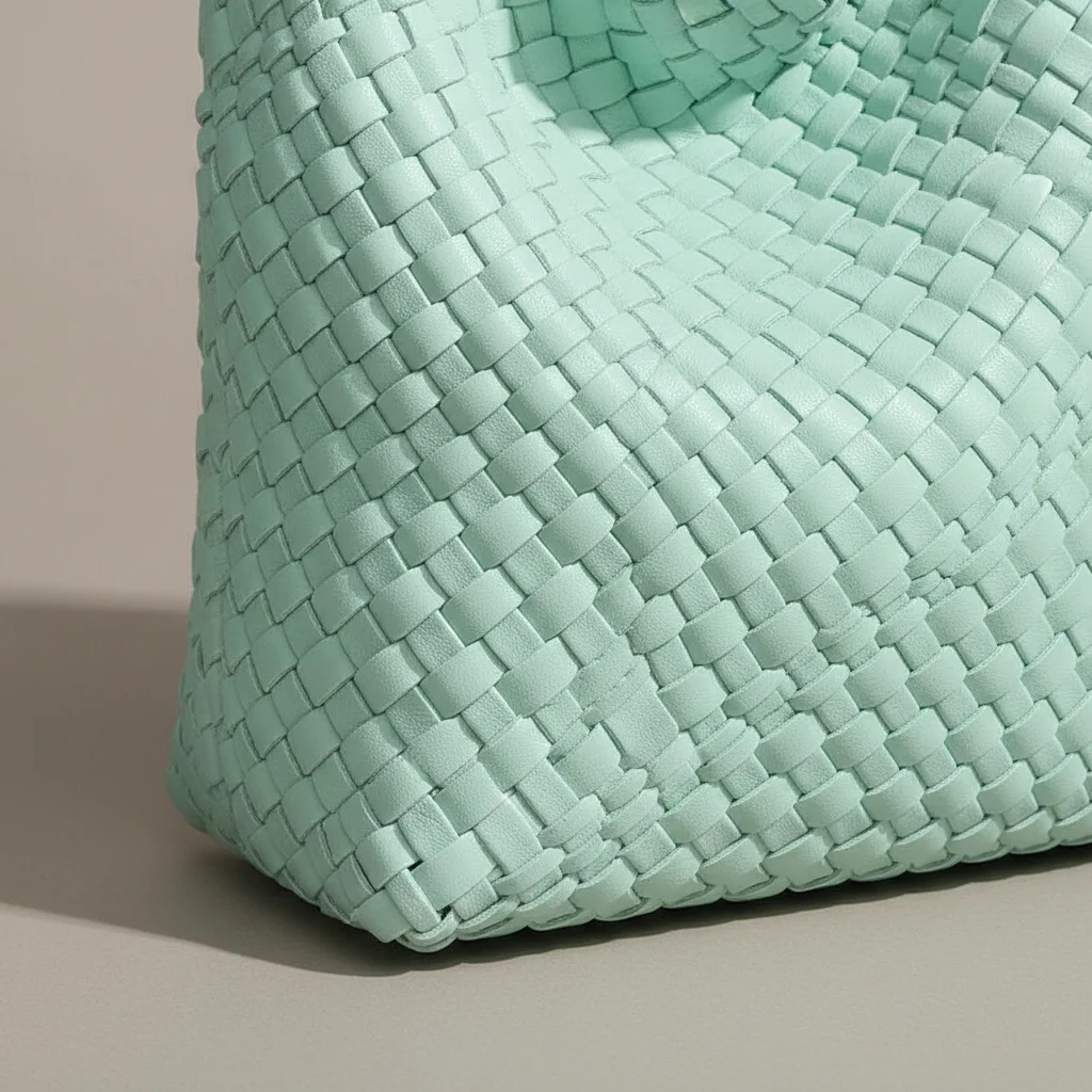 Sac tressé femme élégant en pu - Vue 4 - sac tressé