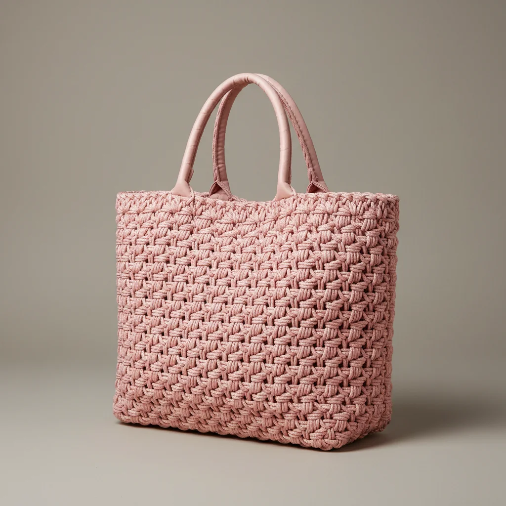 Sac tressé femme nylon grande capacité - Vue 10 - sac tressé