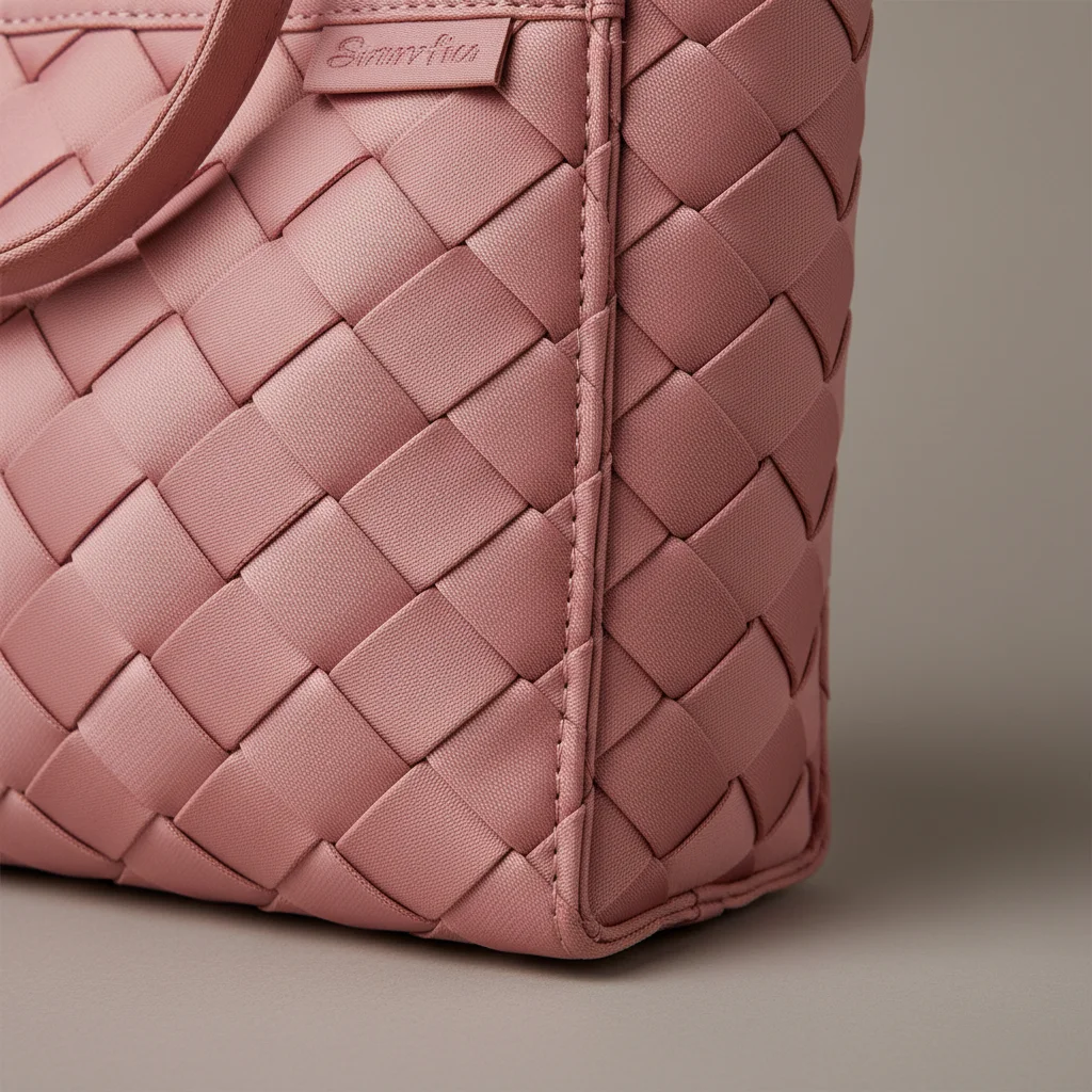Sac tressé femme nylon grande capacité - Vue 11 - sac tressé