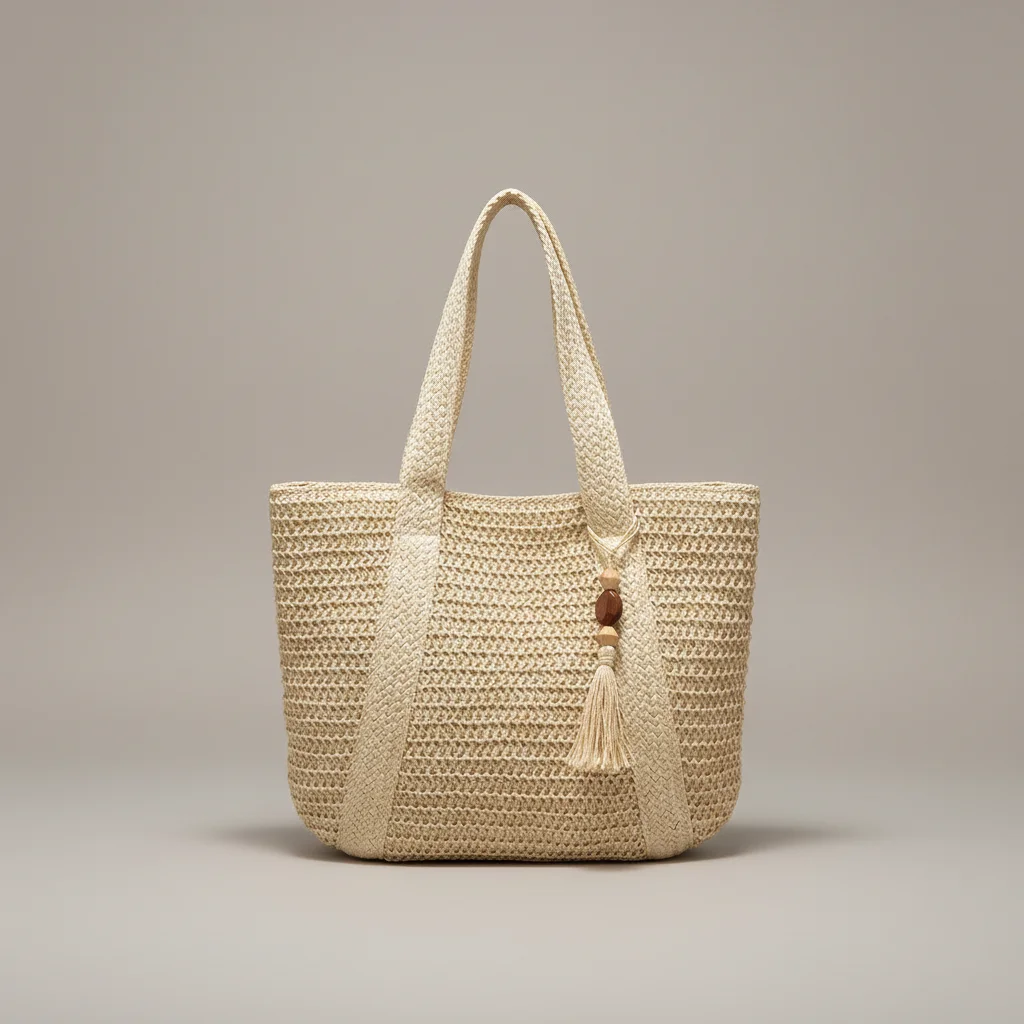Sac tressé femme nylon grande capacité - Vue 14 - sac tressé