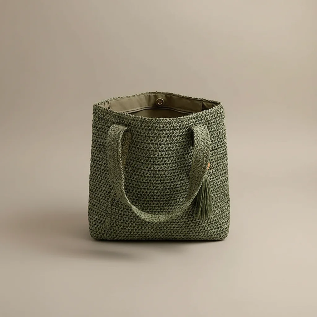 Sac tressé femme nylon grande capacité - Vue 19 - sac tressé
