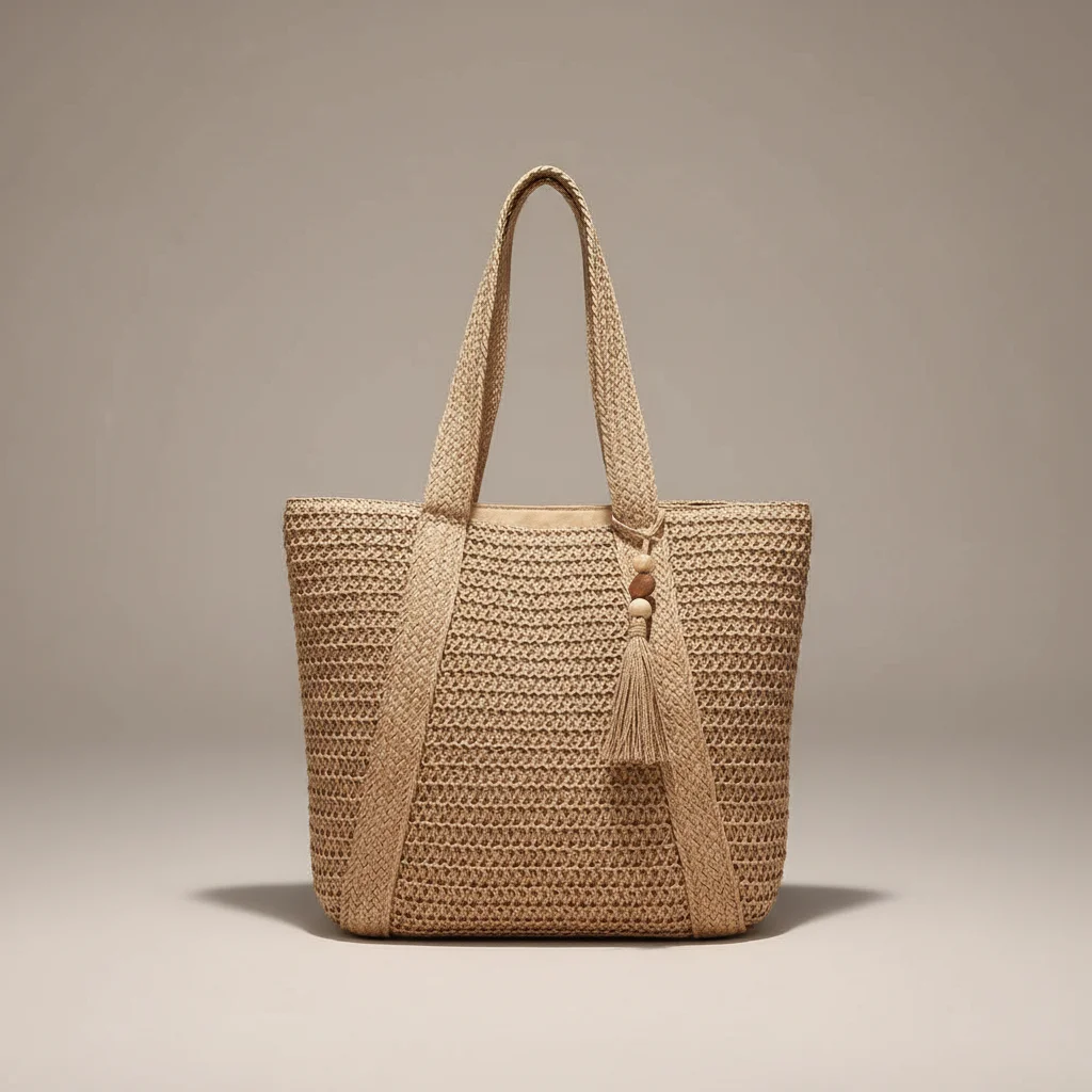 Sac tressé femme nylon grande capacité - Vue 25 - sac tressé