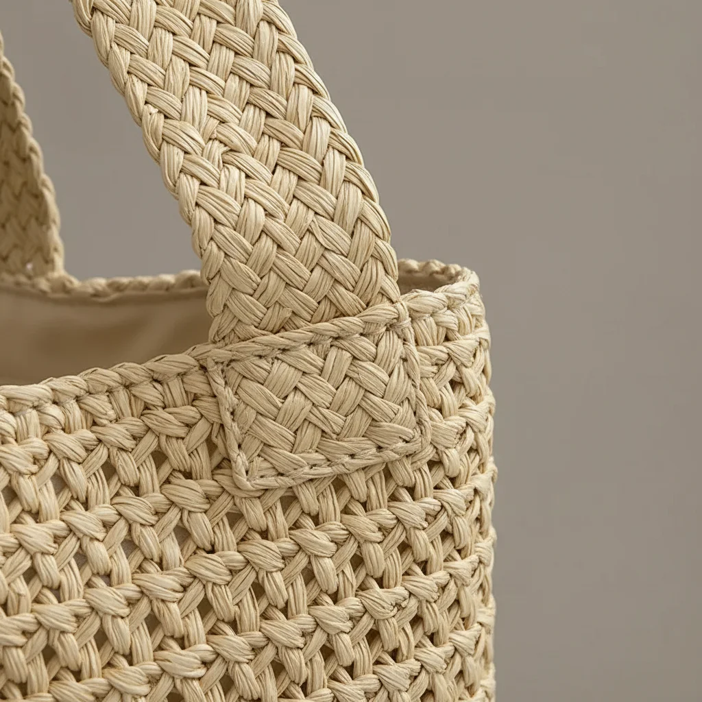 Sac tressé femme nylon grande capacité - Vue 8 - sac tressé