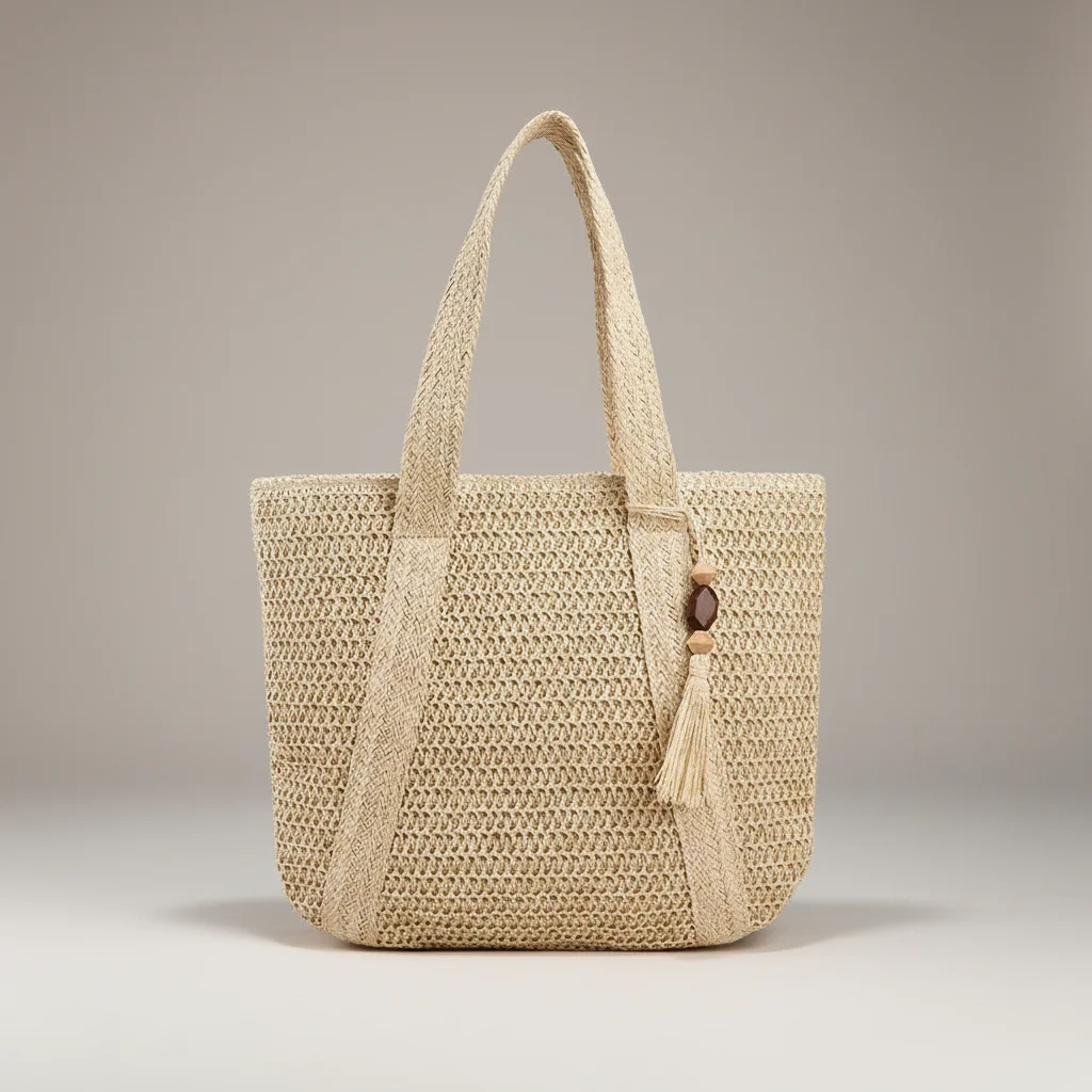 Sac tressé femme nylon grande capacité - Vue 9 - sac tressé