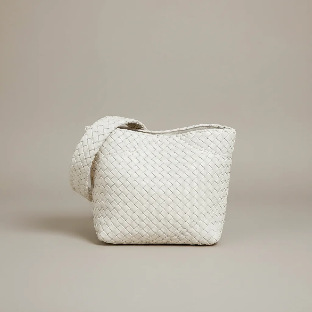 Sac tressé femme seau cuir pu - Vue 16 - sac tressé