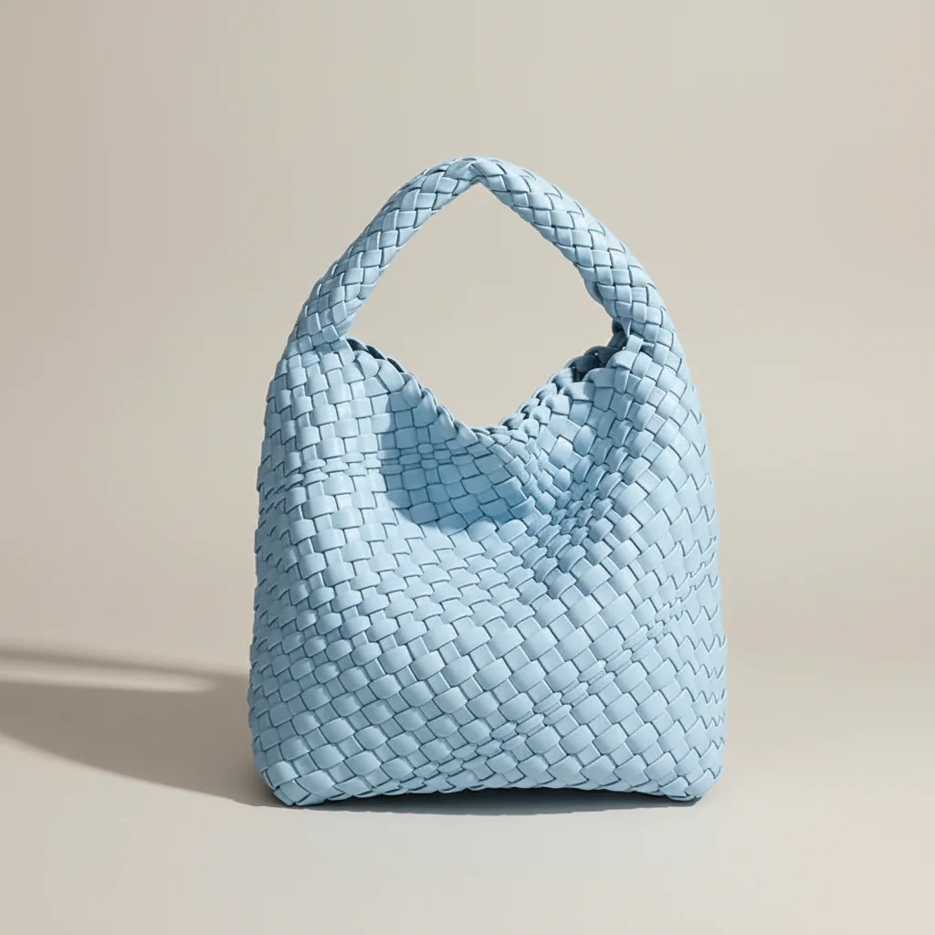 Sac tressé femme simili cuir quotidien compact - Vue 10 - sac tressé