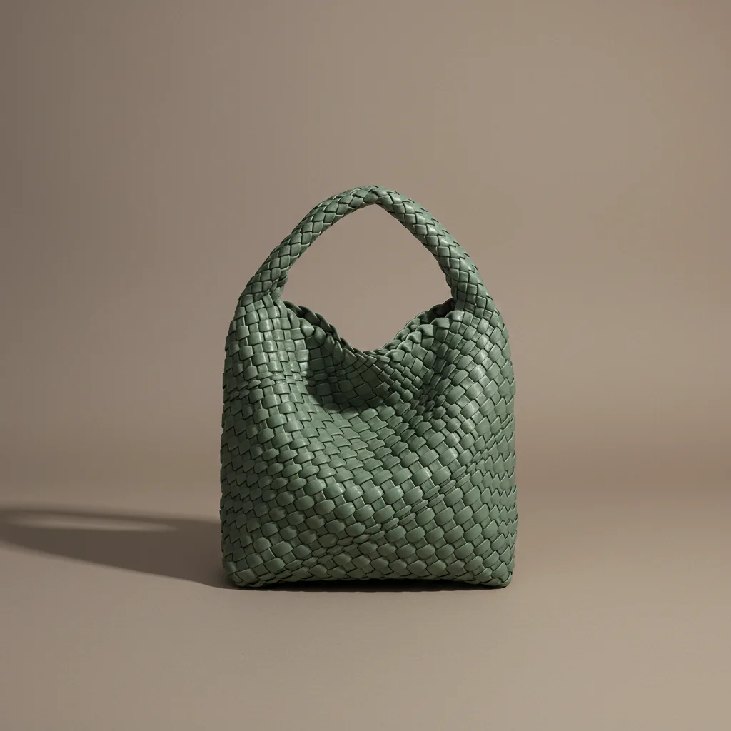 Sac tressé femme simili cuir quotidien compact - Vue 8 - sac tressé