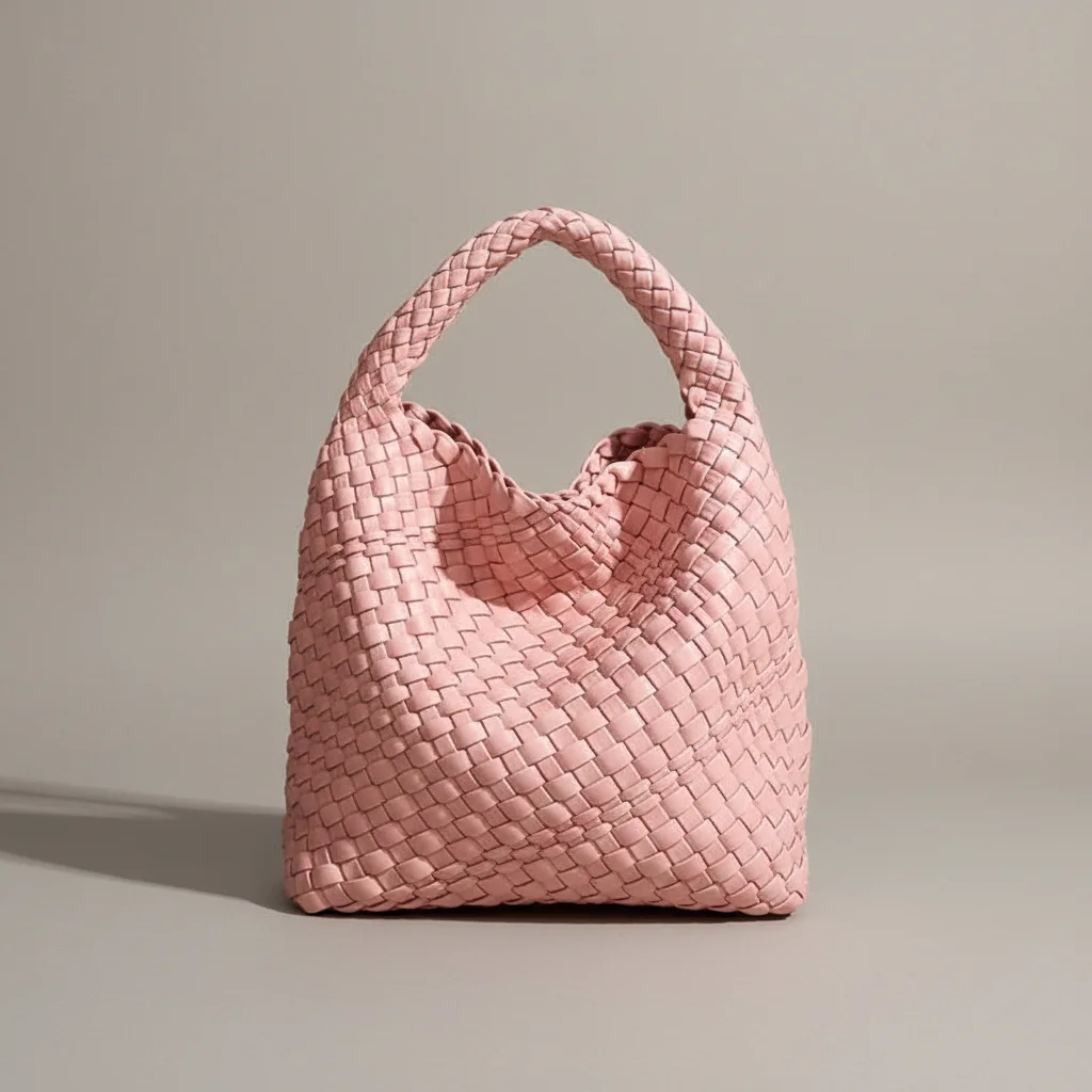 Sac tressé femme simili cuir quotidien compact - Vue 9 - sac tressé