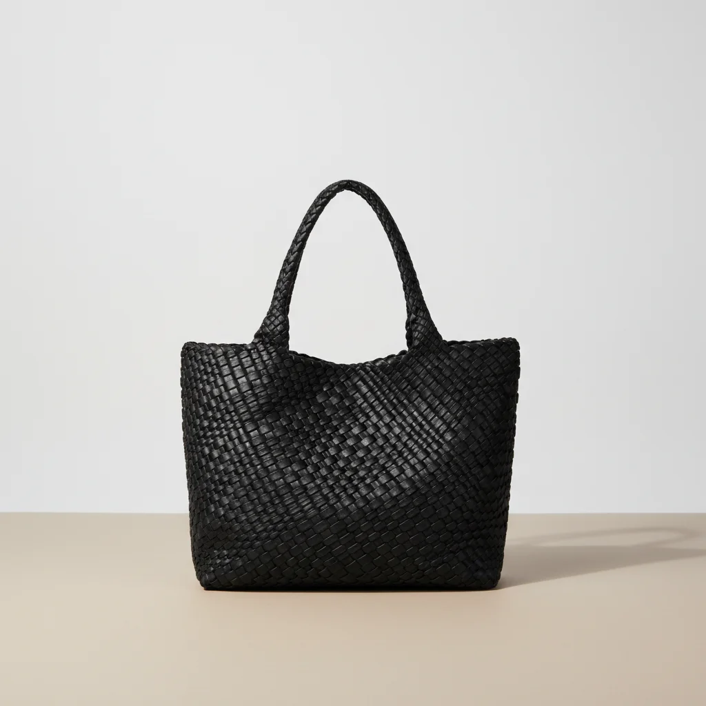 Sac tressé femme simili cuir souple - Vue 5 - sac tressé