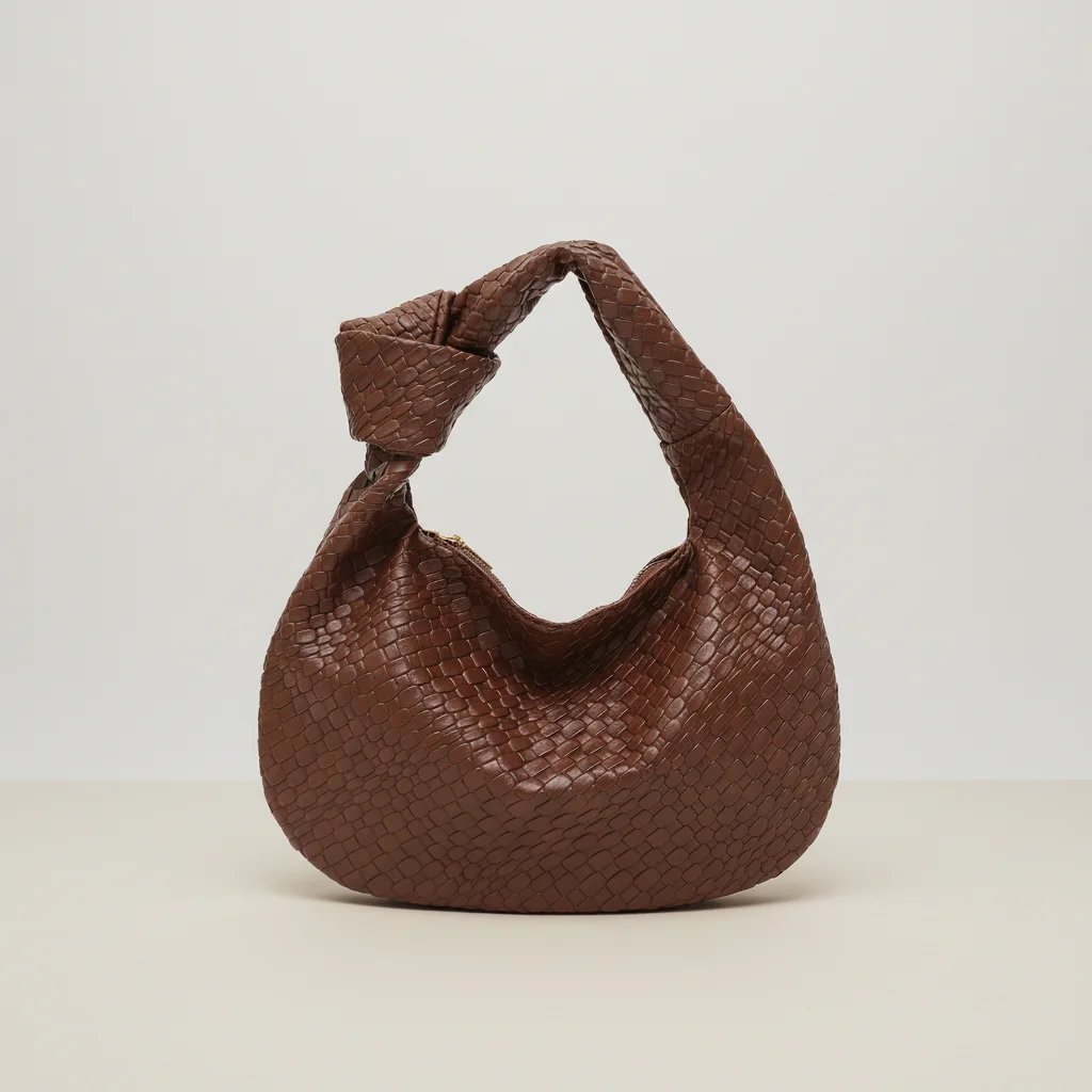 Sac tressé femme simili cuir souple - Vue 8 - sac tressé
