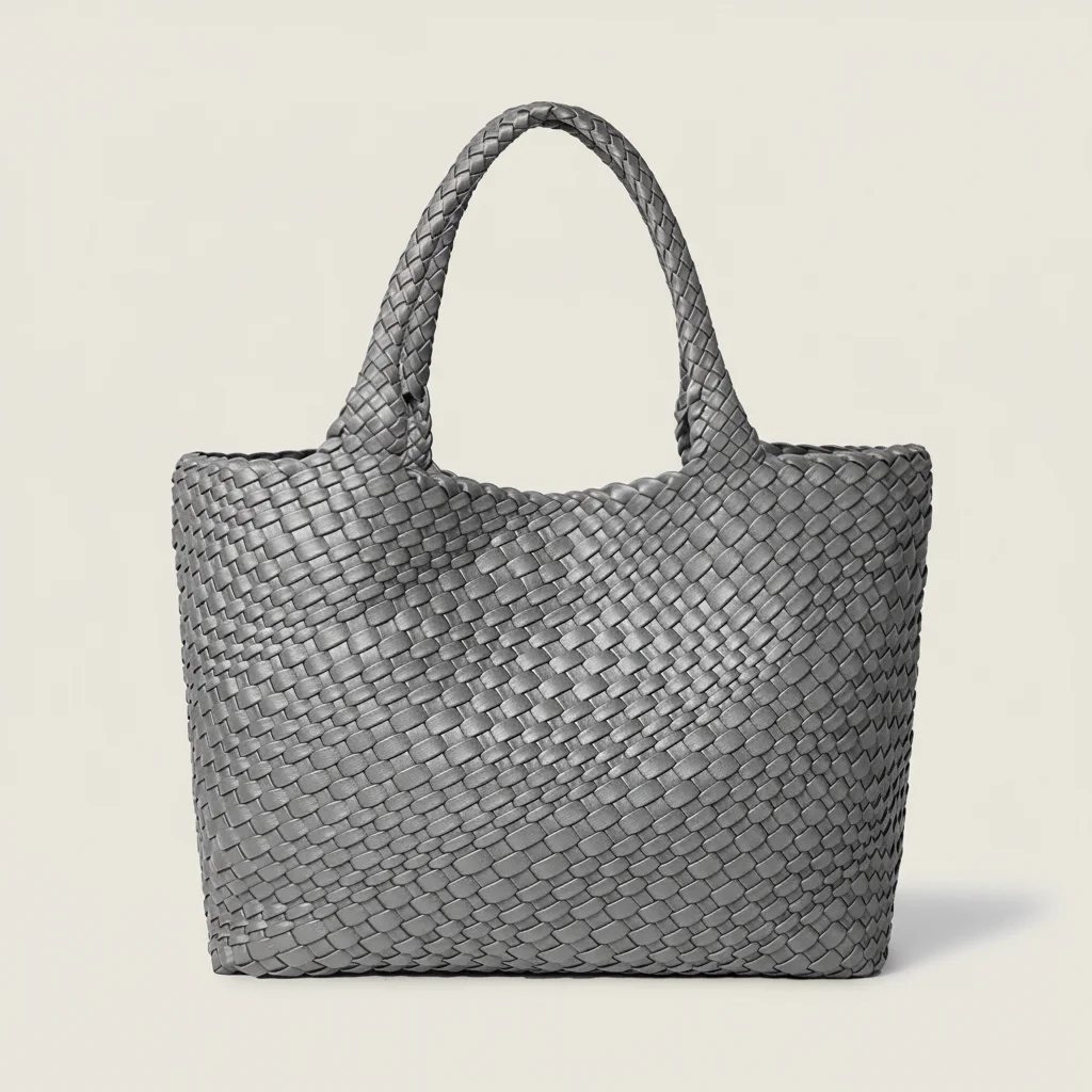 Sac tressé femme simili cuir souple - Vue 9 - sac tressé