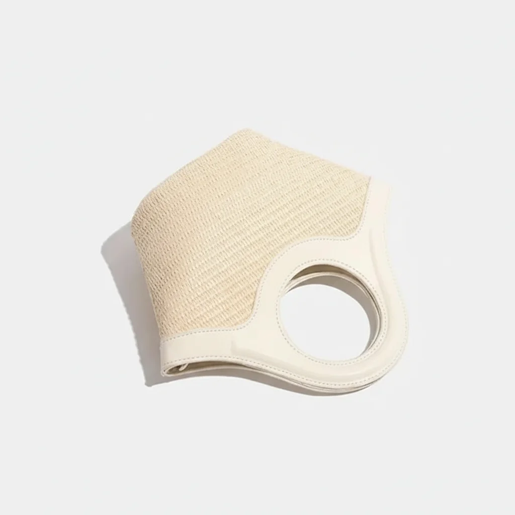Sac tressé paille anse originale femme - Vue 11 - sac tressé