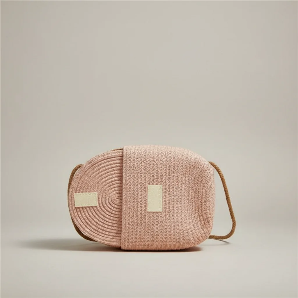 Sac tressé paille demi-lune bandoulière - Vue 27 - sac tressé