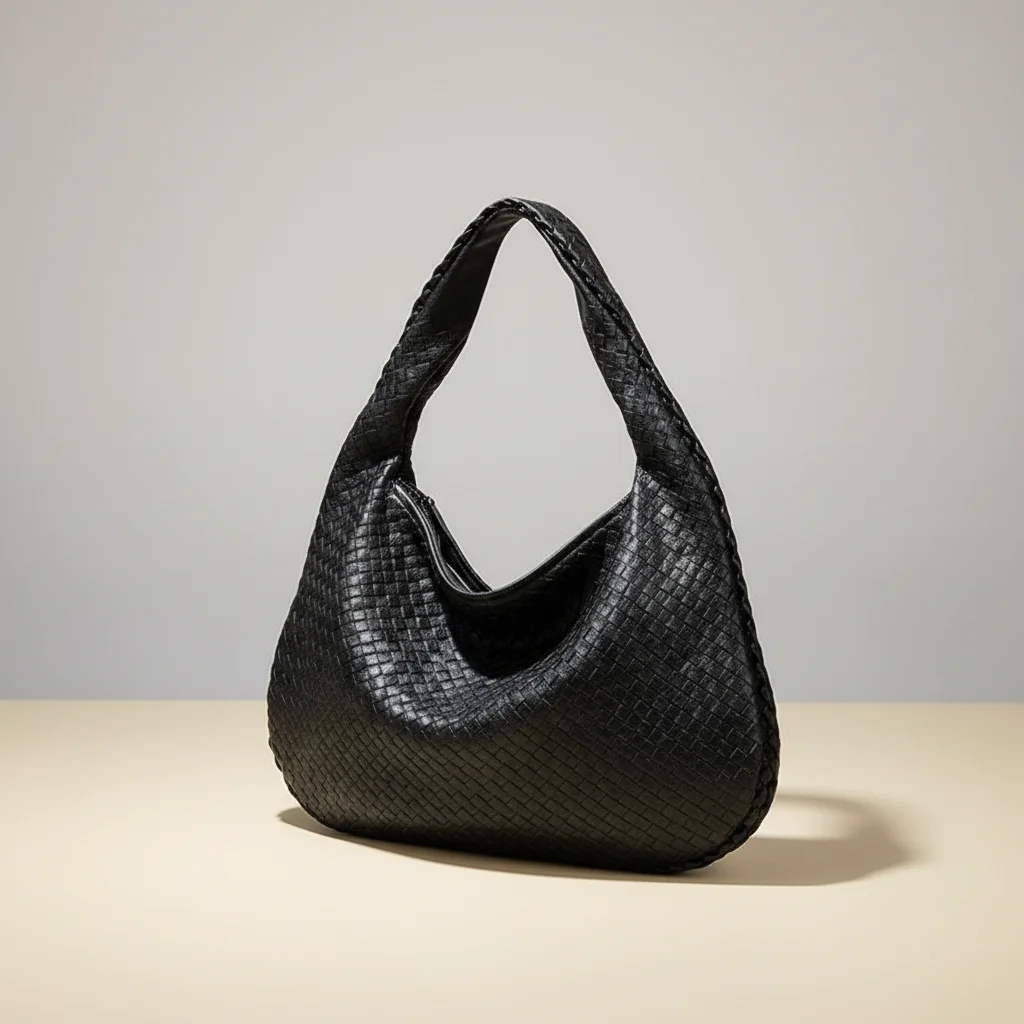Sac tressé porté épaule simili cuir 15 pouces - Vue 15 - sac tressé