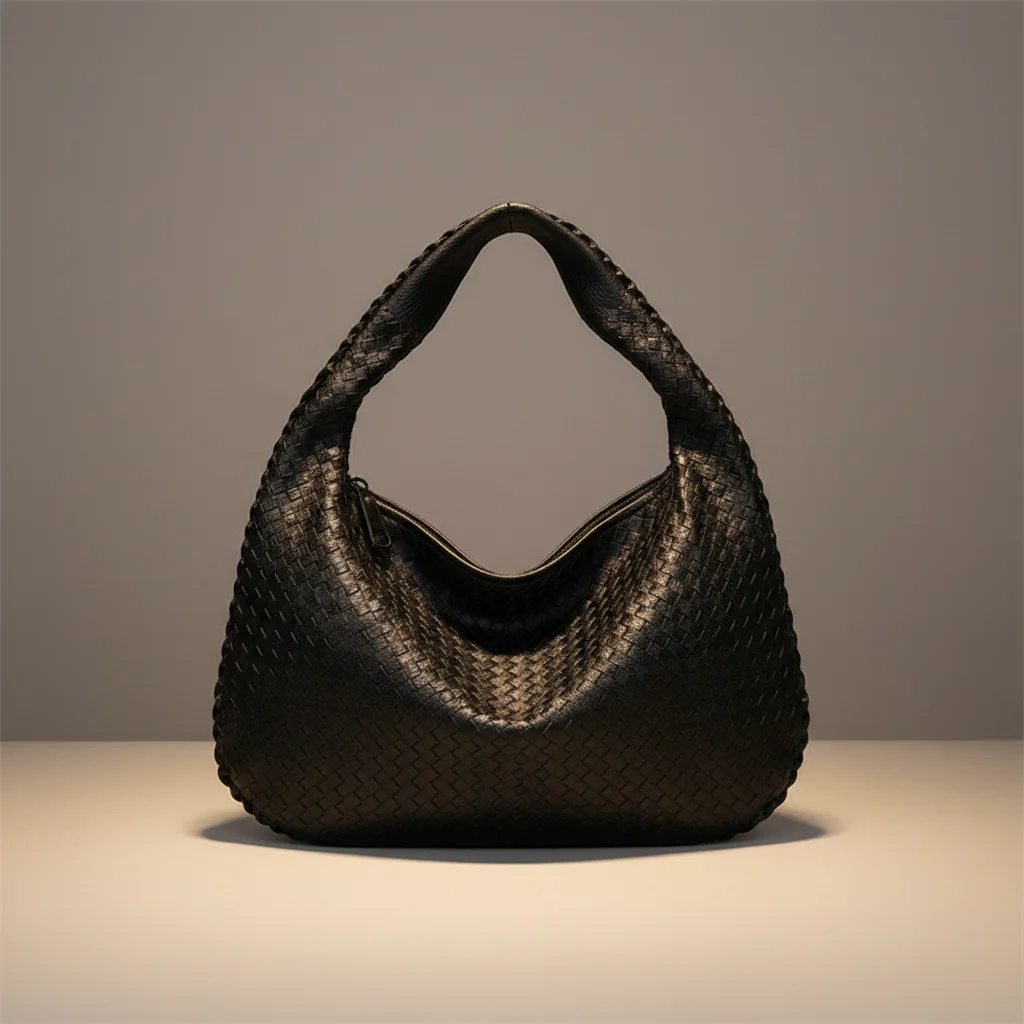 Sac tressé porté épaule simili cuir 15 pouces - Vue 5 - sac tressé