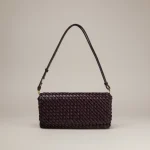 Sac tressé simili cuir structuré - Vue 1 - sac tressé
