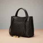 sac tressé simili cuir structuré - Vue 1 - sac tressé