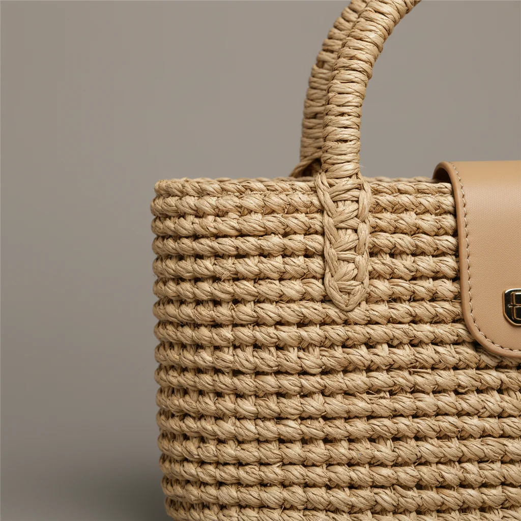 Sac tressé bandoulière femme estival - Vue 7 - sac tressé