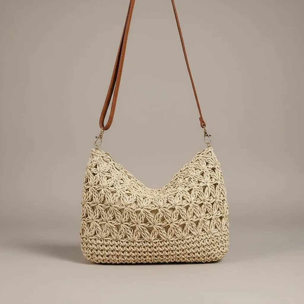 Sac tressé bandoulière femme estival - Vue 8 - sac tressé