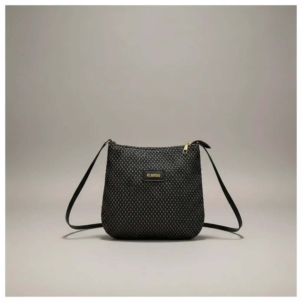 Sac tressé bandoulière femme minimaliste - Vue 1 - sac tressé