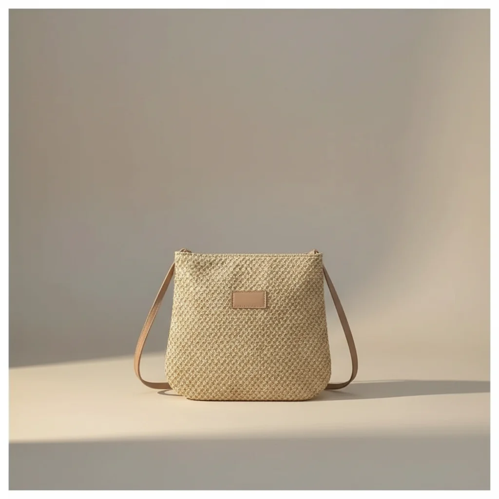 Sac tressé bandoulière femme minimaliste - Vue 10 - sac tressé
