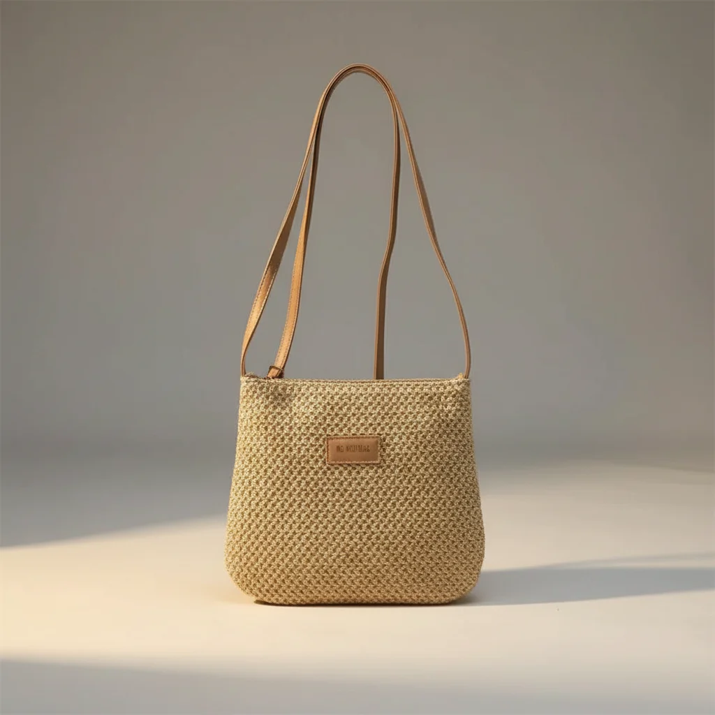 Sac tressé bandoulière femme minimaliste - Vue 17 - sac tressé
